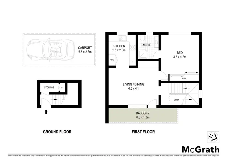 Floorplan of Homely apartment listing, 6/21 Staff Street, Wollongong NSW 2500