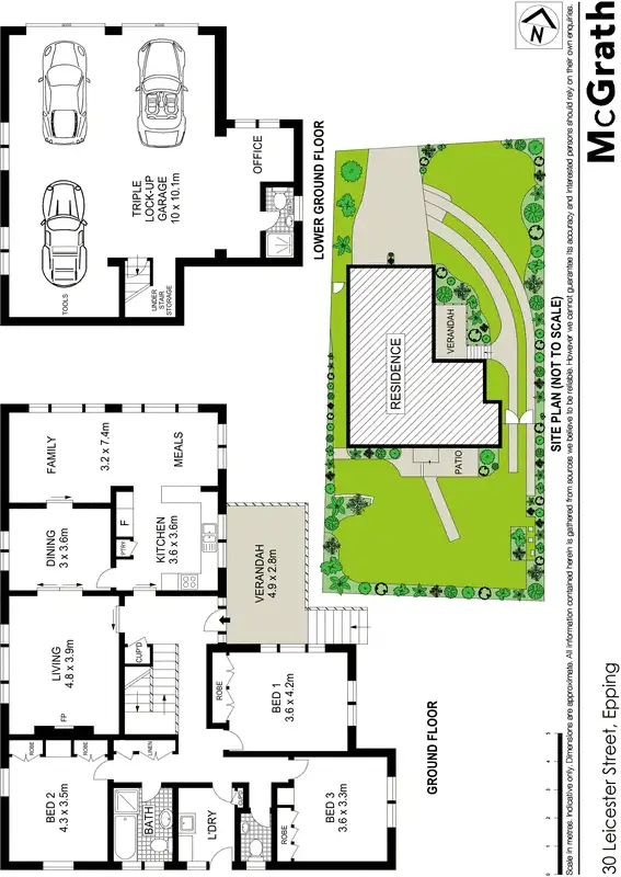 Floorplan of Homely house listing, 30 Leicester Street, Epping NSW 2121