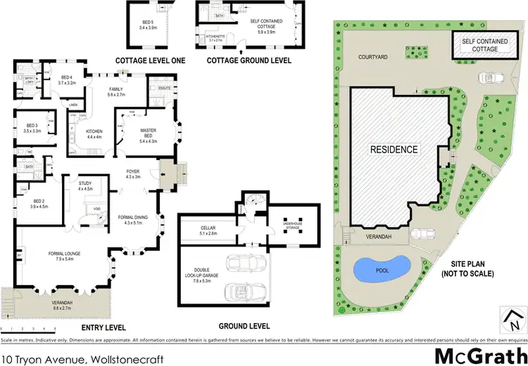 Floorplan of Homely house listing, 10 Tryon Avenue, Wollstonecraft NSW 2065
