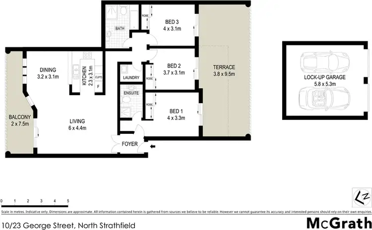 Floorplan of Homely apartment listing, 10/23 George Street, North Strathfield NSW 2137