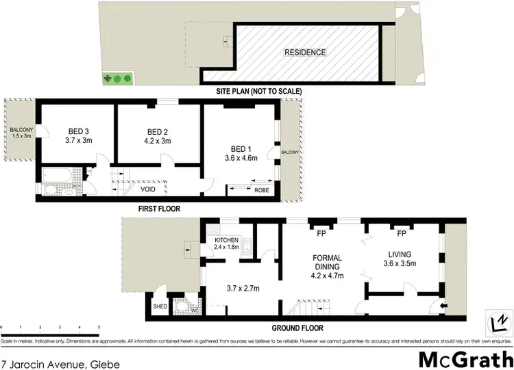 Floorplan of Homely house listing, 7 Jarocin Avenue, Glebe NSW 2037