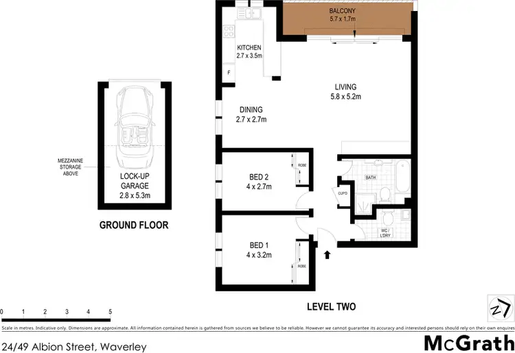 Floorplan of Homely apartment listing, 24/49 Albion Street, Waverley NSW 2024