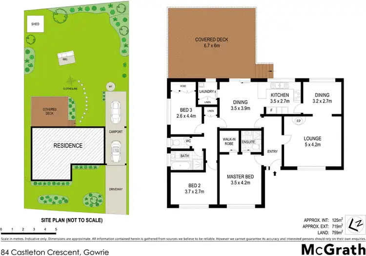 Floorplan of Homely house listing, 84 Castleton Crescent, Gowrie ACT 2904