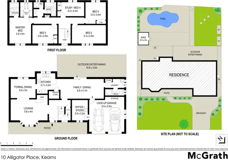 Floorplan of Homely house listing, 10 Alligator Place, Kearns NSW 2558
