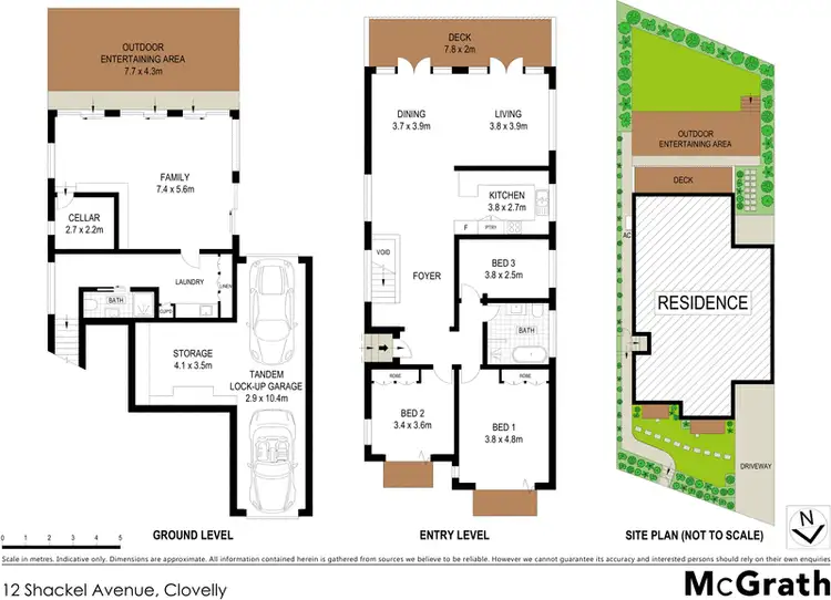 Floorplan of Homely house listing, 12 Shackel Avenue, Clovelly NSW 2031