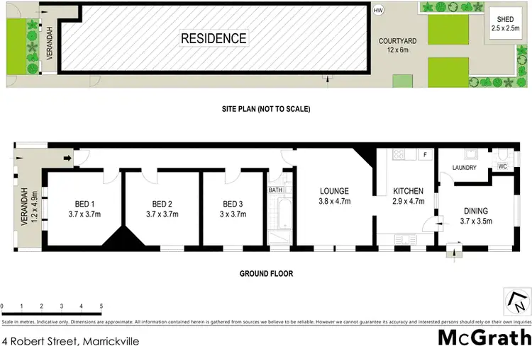 Floorplan of Homely house listing, 4 Robert Street, Marrickville NSW 2204