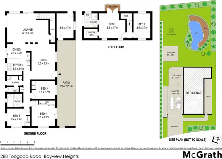 Floorplan of Homely house listing, 288 Toogood Road, Bayview Heights QLD 4868