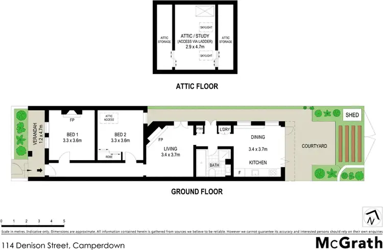 Floorplan of Homely house listing, 114 Denison Street, Camperdown NSW 2050