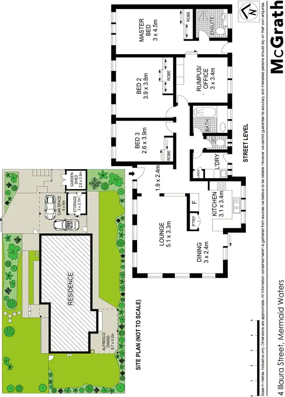 Floorplan of Homely house listing, 4 Illaura Street, Mermaid Waters QLD 4218
