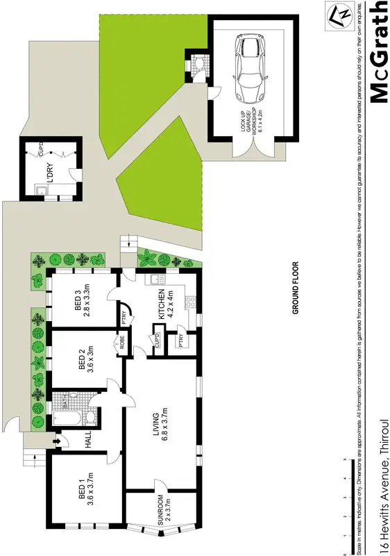 Floorplan of Homely house listing, 16 Hewitts Avenue, Thirroul NSW 2515