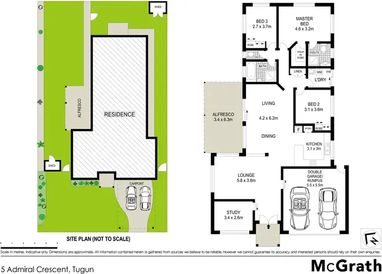 Floorplan of Homely house listing, 5 Admiral Crescent, Tugun QLD 4224