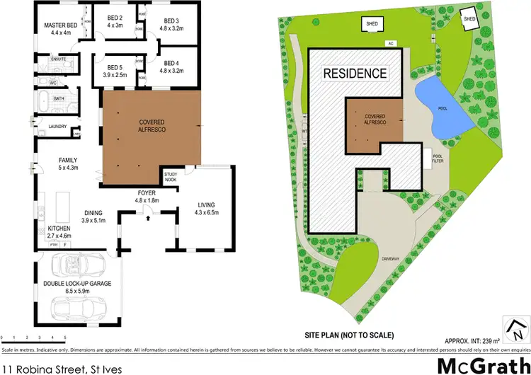 Floorplan of Homely house listing, 11 Robina Street, St Ives NSW 2075