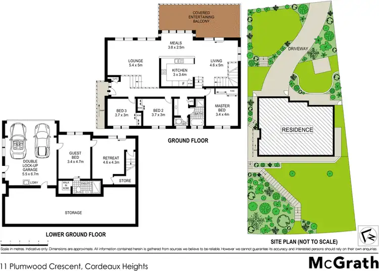 Floorplan of Homely house listing, 11 Plumwood Crescent, Cordeaux Heights NSW 2526