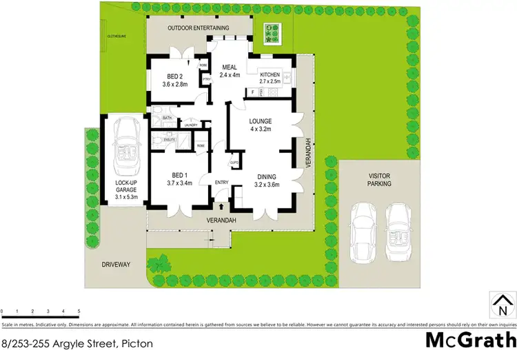 Floorplan of Homely villa listing, 8/253 Argyle Street, Picton NSW 2571