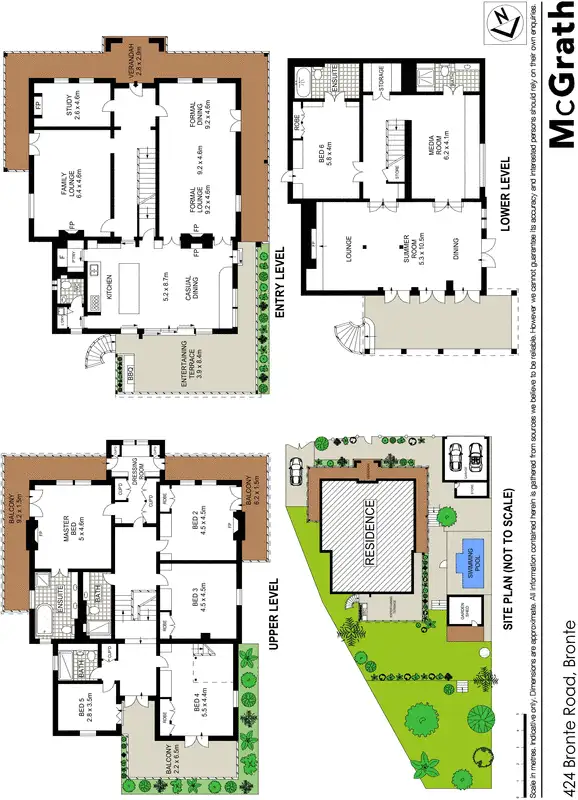 Floorplan of Homely house listing, 424 Bronte Road, Bronte NSW 2024