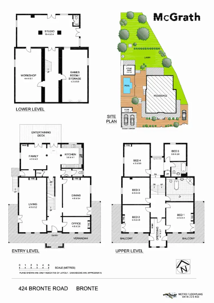 Floorplan of Homely house listing, 424 Bronte Road, Bronte NSW 2024