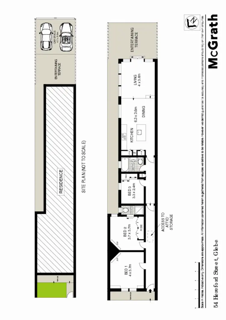 Floorplan of Homely house listing, 54 Hereford Street, Glebe NSW 2037