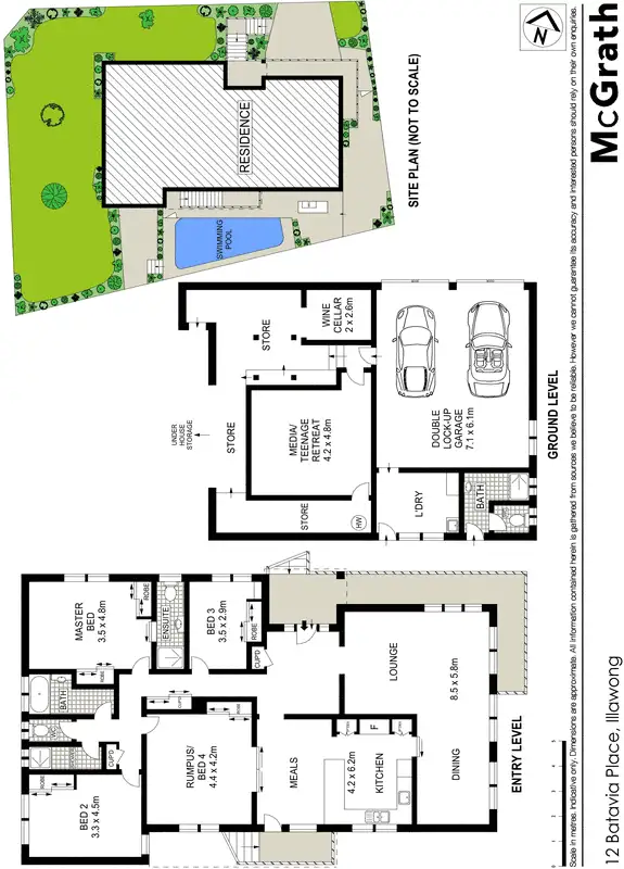 Floorplan of Homely house listing, 12 Batavia Place, Illawong NSW 2234