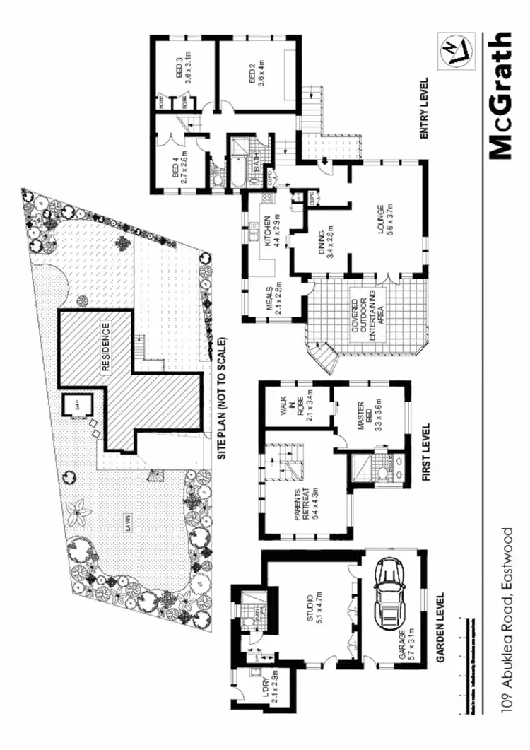 Floorplan of Homely house listing, 109 Abuklea Road, Eastwood NSW 2122