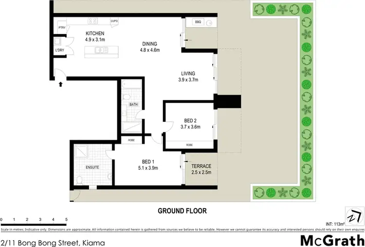 Floorplan of Homely apartment listing, 2/11 Bong Bong Street, Kiama NSW 2533