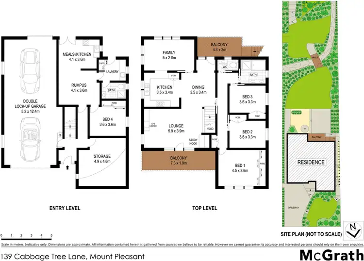 Floorplan of Homely house listing, 139 Cabbage Tree Lane, Mount Pleasant NSW 2519