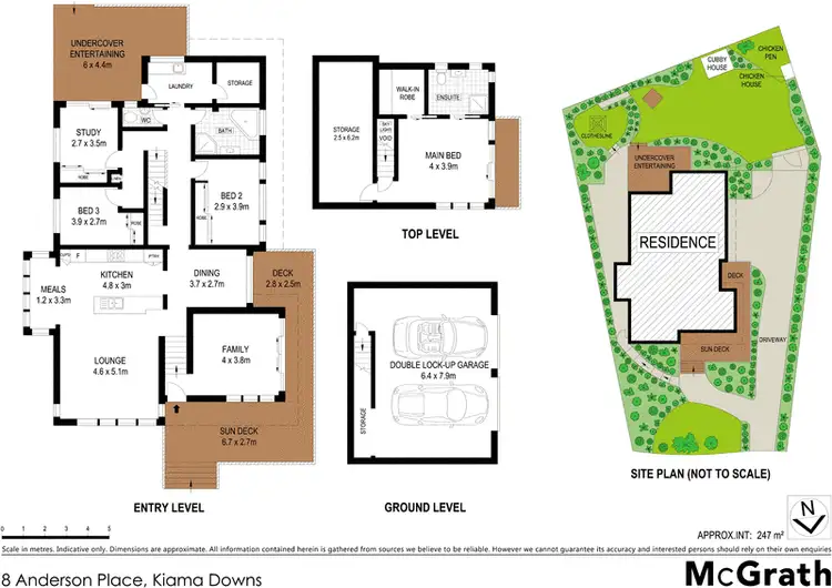 Floorplan of Homely house listing, 8 Anderson Place, Kiama Downs NSW 2533