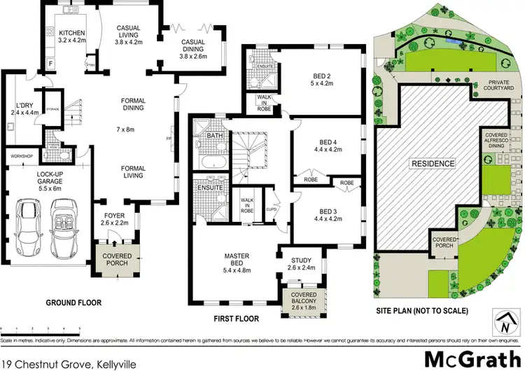 Floorplan of Homely house listing, 19 Chestnut Grove, Kellyville NSW 2155