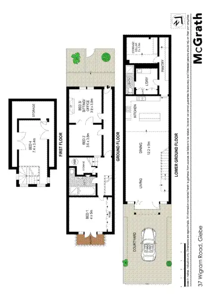Floorplan of Homely house listing, 37 Wigram Road, Glebe NSW 2037