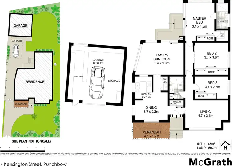 Floorplan of Homely house listing, 4 Kensington Street, Punchbowl NSW 2196