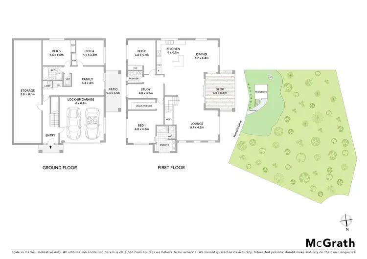Floorplan of Homely house listing, 45 Pinnacle Drive, Wongawallan QLD 4210
