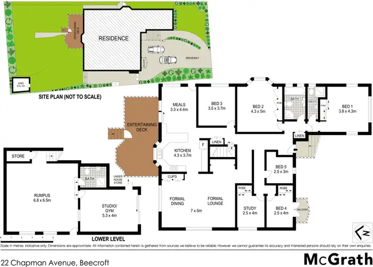 Floorplan of Homely house listing, 22 Chapman Avenue, Beecroft NSW 2119