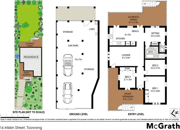 Floorplan of Homely house listing, 16 Miskin Street, Toowong QLD 4066