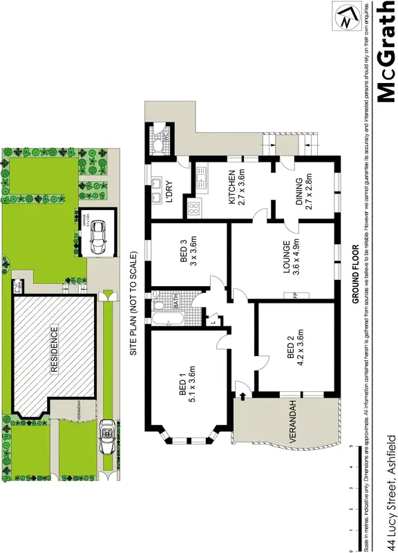 Floorplan of Homely house listing, 44 Lucy Street, Ashfield NSW 2131