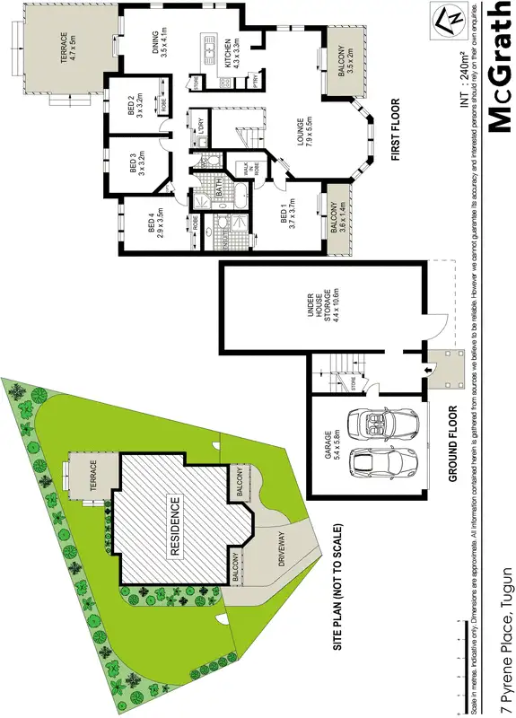 Floorplan of Homely house listing, 7 Pyrene Place, Tugun QLD 4224