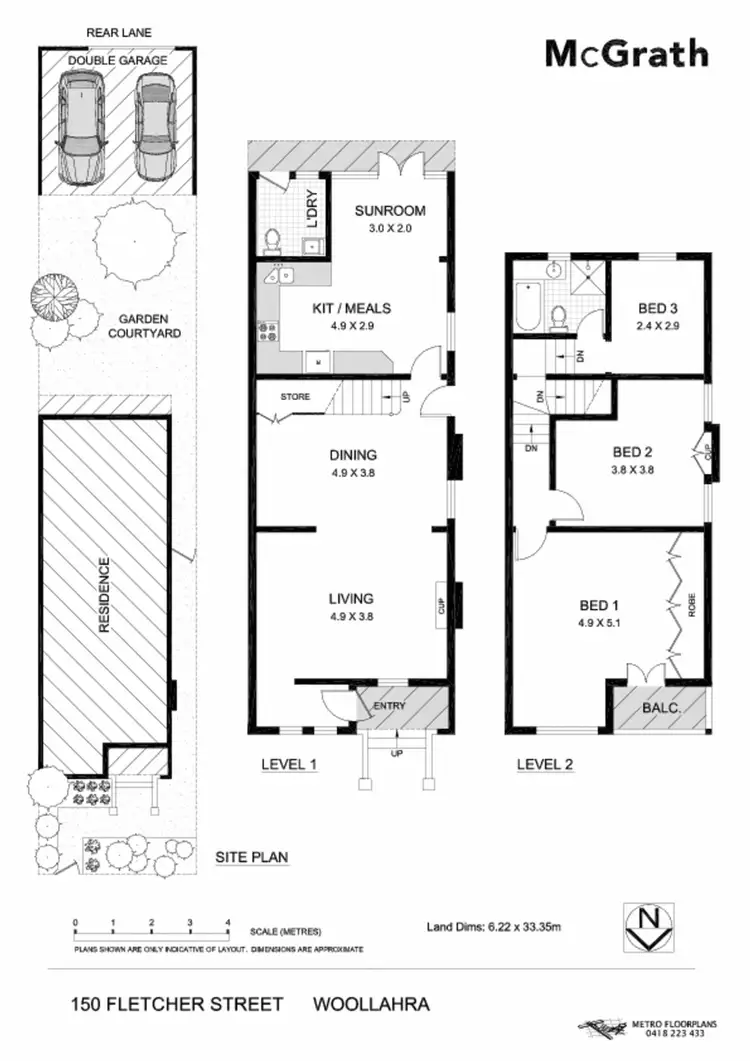 Floorplan of Homely house listing, 150 Fletcher Street, Woollahra NSW 2025