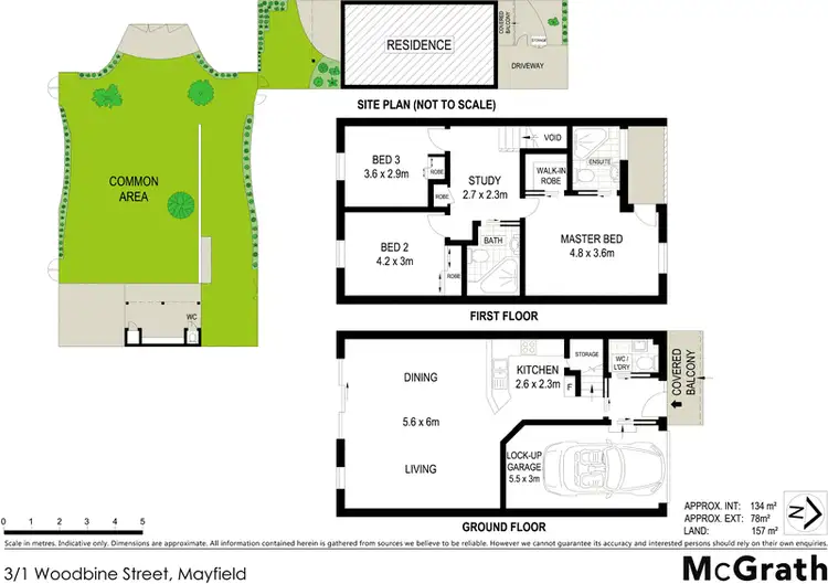 Floorplan of Homely townhouse listing, 3/1 Woodbine Street, Mayfield NSW 2304
