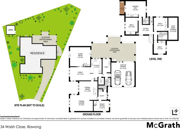 Floorplan of Homely house listing, 34 Walsh Close, Illawong NSW 2234