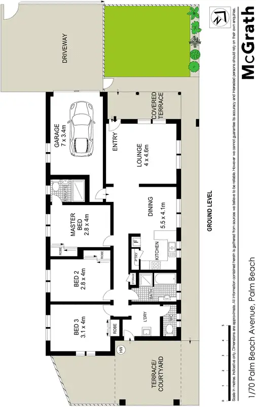 Floorplan of Homely townhouse listing, 1/70 Palm Beach Avenue, Palm Beach QLD 4221