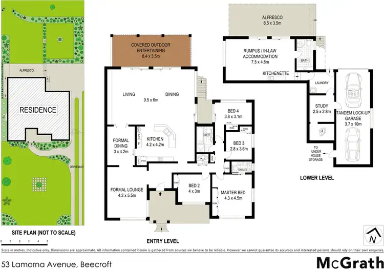 Floorplan of Homely house listing, 53 Lamorna Avenue, Beecroft NSW 2119