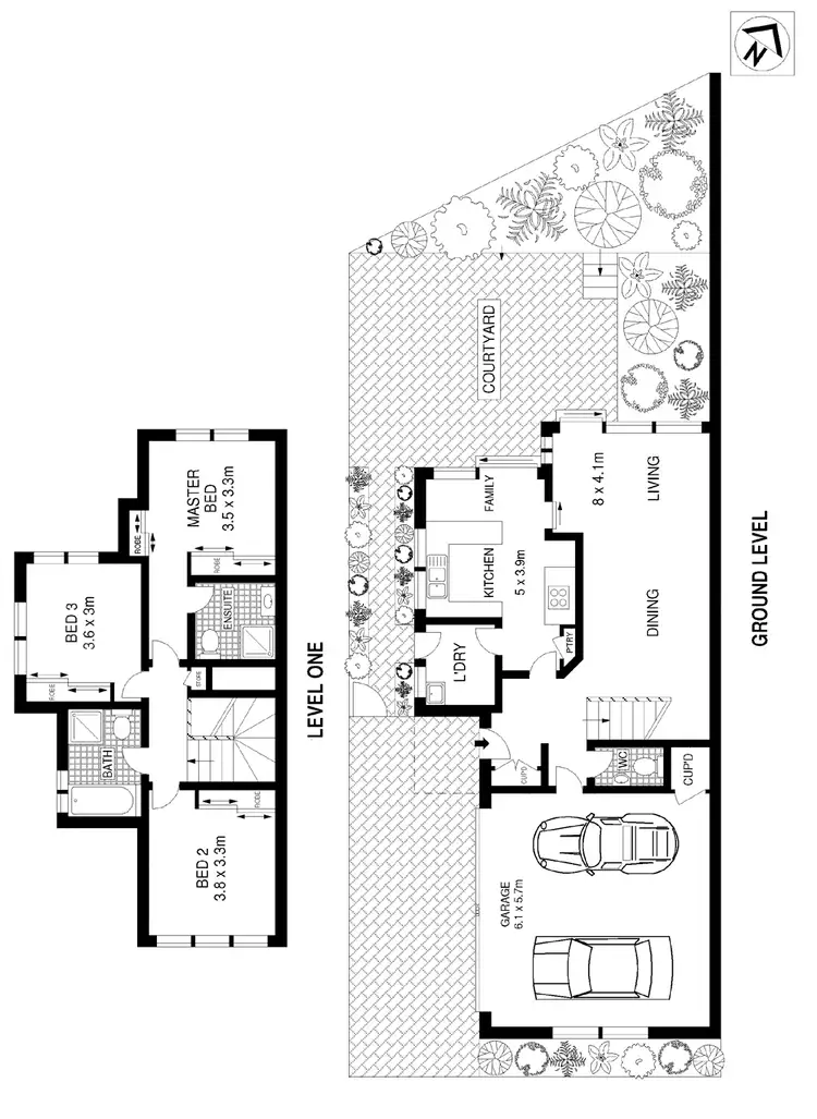 Floorplan of Homely townhouse listing, 4/36 Balaclava Road, Eastwood NSW 2122
