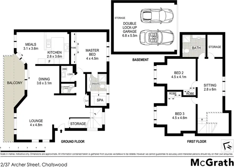Floorplan of Homely apartment listing, 2/37 Archer Street, Chatswood NSW 2067