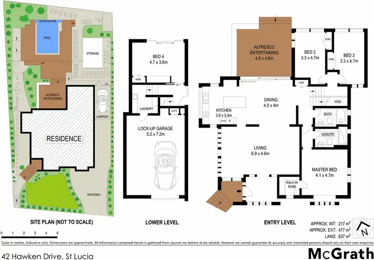 Floorplan of Homely house listing, 42 Hawken Drive, St Lucia QLD 4067