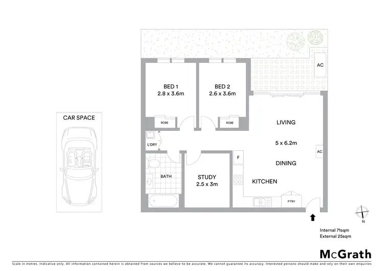 Floorplan of Homely apartment listing, 10/155 Gordon Street, Footscray VIC 3011