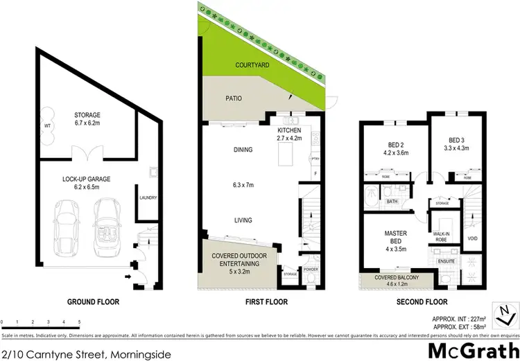 Floorplan of Homely townhouse listing, 2/10 Carntyne Street, Morningside QLD 4170