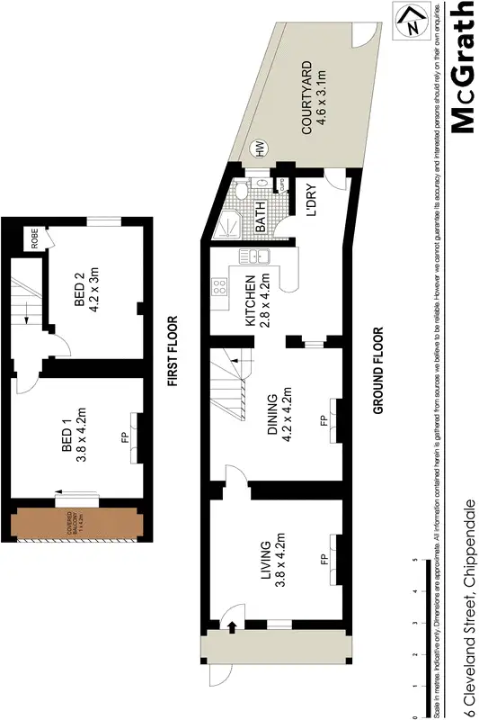 Floorplan of Homely house listing, 6 Cleveland Street, Chippendale NSW 2008