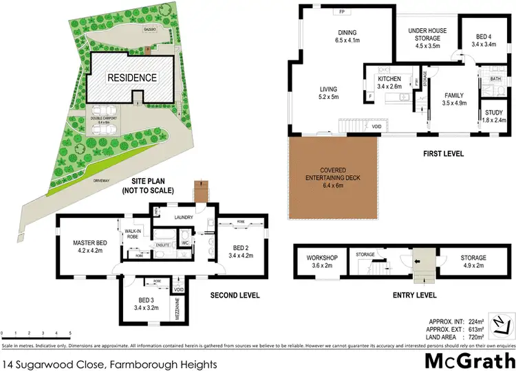 Floorplan of Homely house listing, 14 Sugarwood Close, Farmborough Heights NSW 2526