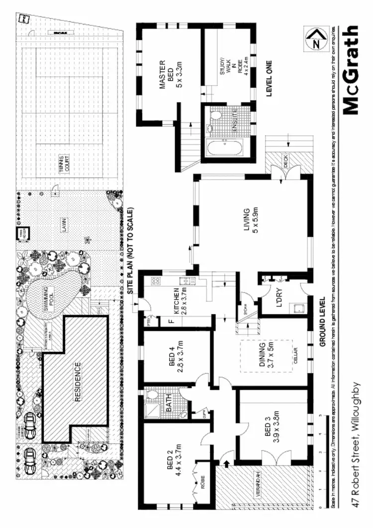 Floorplan of Homely house listing, 47 Robert Street, Willoughby NSW 2068