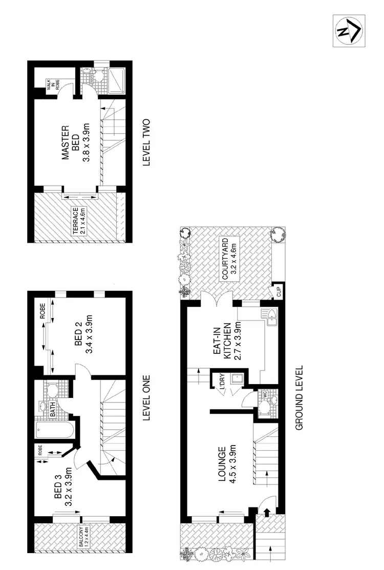 Floorplan of Homely house listing, 9/117 Belmont Street, Alexandria NSW 2015