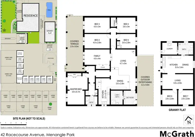 Floorplan of Homely house listing, 42 Racecourse Avenue, Menangle Park NSW 2563