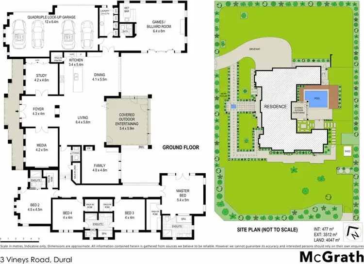 Floorplan of Homely house listing, 3 Vineys Road, Dural NSW 2158